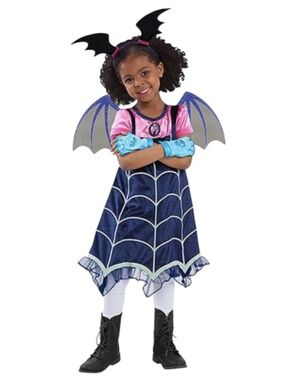 Disney Juniors Girls Vampirina Dress Up Outfit Halloween Costume 4-6X